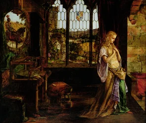 La Dame de Shalott, 1858